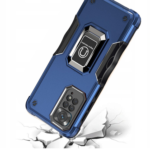 Huse pentru Xiaomi Redmi Note 11 / 11S, Dual-Layer Armor, albastru