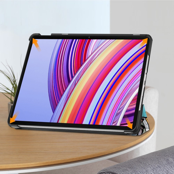 Husă pentru Xiaomi Redmi Pad Pro / Xiaomi Poco Pad, Smartcase, graffiti