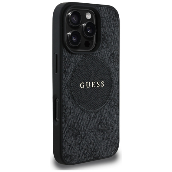 Husă Guess 4G Circle cu logo clasic, pentru MagSafe pentru iPhone 16 Pro