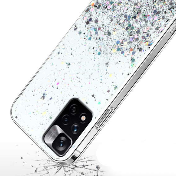 Huse pentru Xiaomi Redmi Note 11 Pro 4G/5G, Glittery, transparentă