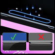 2x Sticlă temperată pentru iPhone 14 Pro, ERBORD Easy App Full Screen Protector