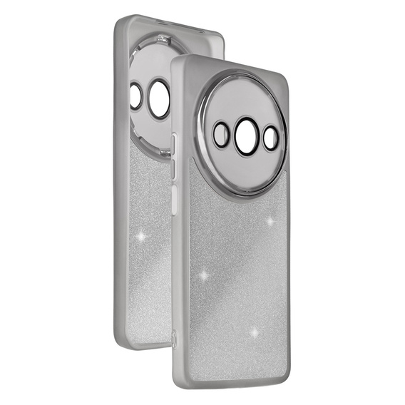 Huse pentru Xiaomi Redmi A3, Glittery Powder, negru