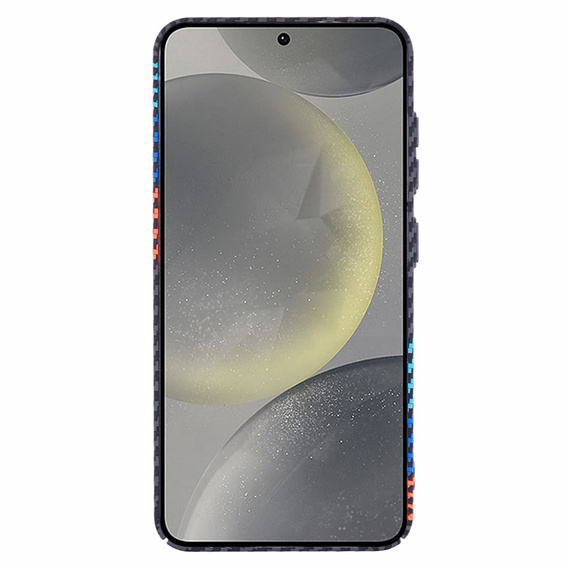 Carcasa pentru Samsung Galaxy S25+ Plus, Carbon Fiber MagSafe, albastru închis