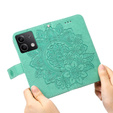 Cu clapetă pentru Xiaomi Redmi Note 13 5G, Mandala, verde