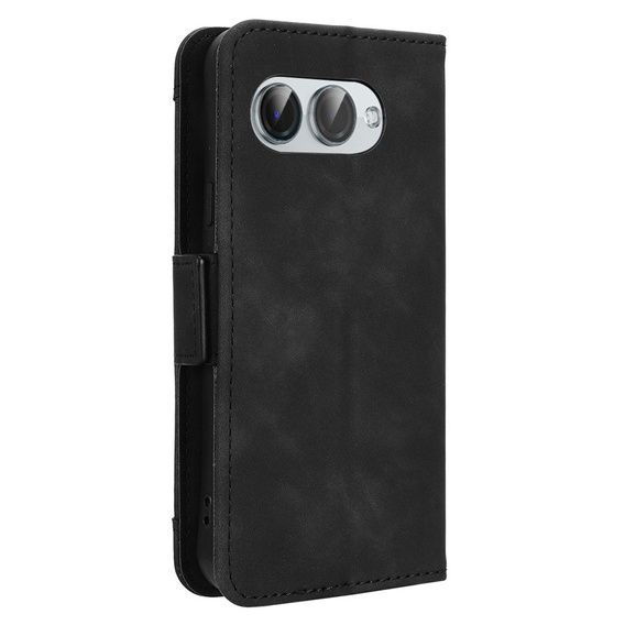 Cu clapetă pentru T Phone 3 5G, Card Slot, negru