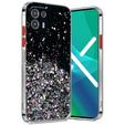 Huse pentru Motorola Edge 20 Lite, Glittery, negru