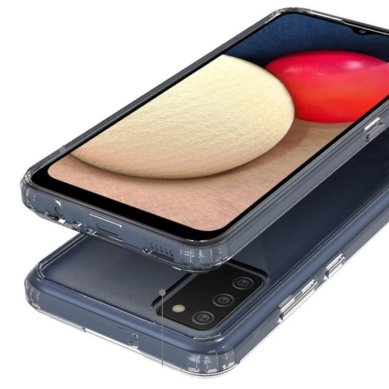 Huse pentru Samsung Galaxy A02s, Fusion Hybrid, transparentă