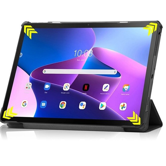 Husă pentru Lenovo Tab M10 Plus 10.6 Gen 3 TB-125F TB-128F, Smartcase, roșu