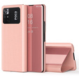 Huse pentru Xiaomi Poco M4 Pro 4G, Clear View, roz rose gold
