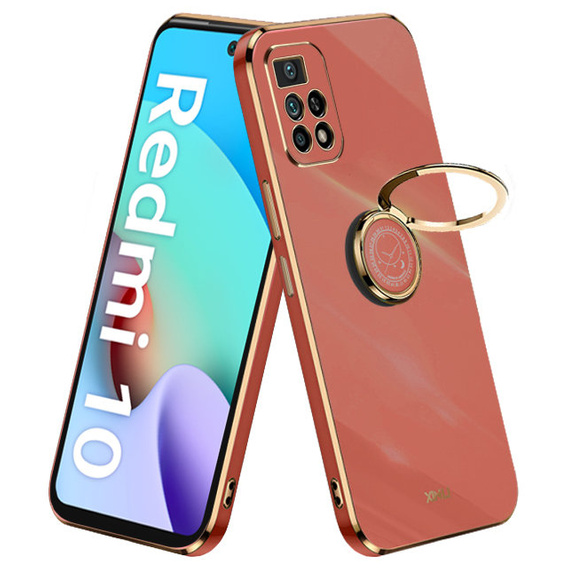 Huse pentru Xiaomi Redmi 10, Electro Ring, roșu