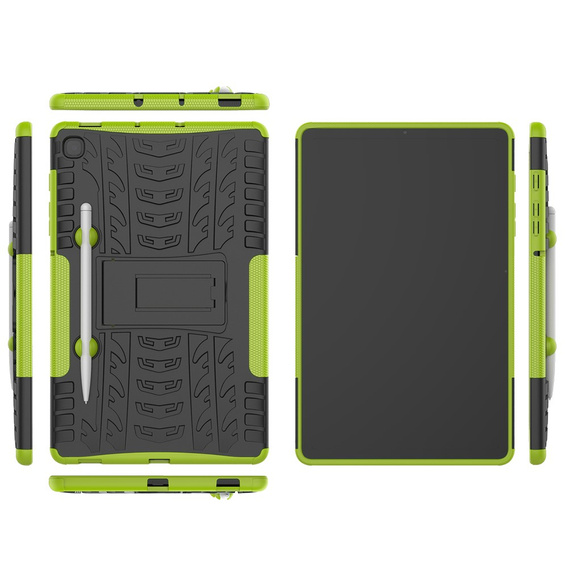 Huse pentru Samsung Galaxy Tab S6 Lite, Tire Armor, verde