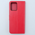 Cu clapetă pentru Motorola Moto G54 5G, Crazy Horse Wallet, roșu