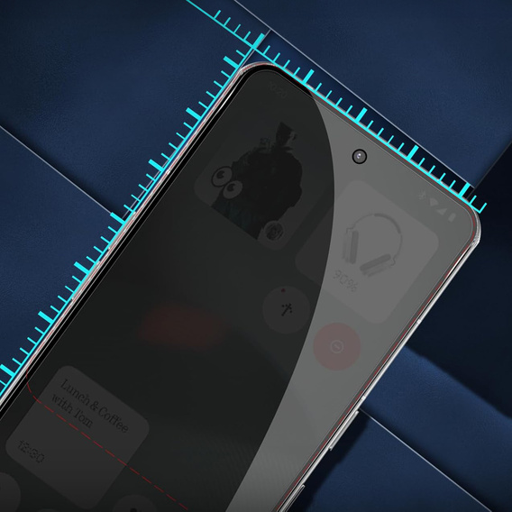 2x sticlă de confidențialitate temperată pentru Samsung Galaxy S24 Ultra, ERBORD Anti-Spy
