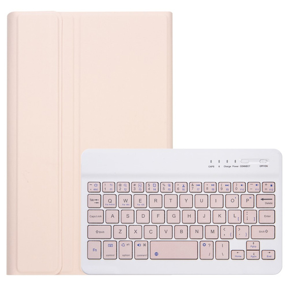 Carcasă + tastatură Samsung Galaxy Tab A7 Lite 8.7 T220 / 225, roz rose gold