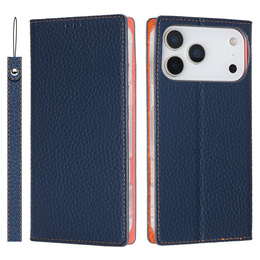 Husă cu capac rabatabil Litchi Skin Grain pentru iPhone 17 Pro