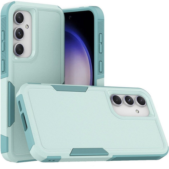 Husa blindată pentru Samsung Galaxy S23 FE, Dual Shockproof, verde