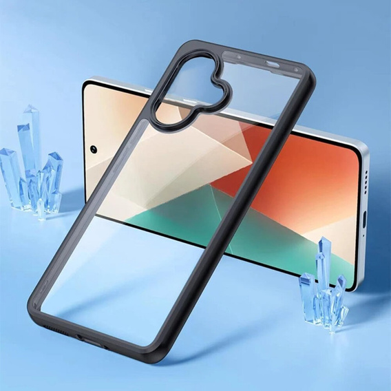 Huse pentru Xiaomi Poco F6, Fusion Hybrid, negru