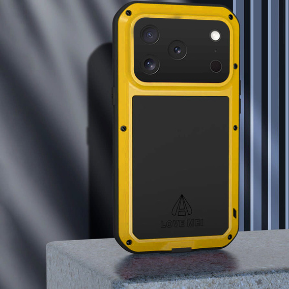 Carcasă blindată cu sticlă temperată pentru iPhone 17 Pro Max