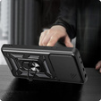 Husă blindată pentru Honor 400 Pro 5G, CamShield Slide, negru