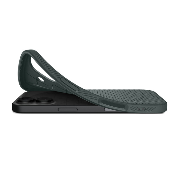 Carcasă Spigen Liquid Air pentru iPhone 17, Abyss Green