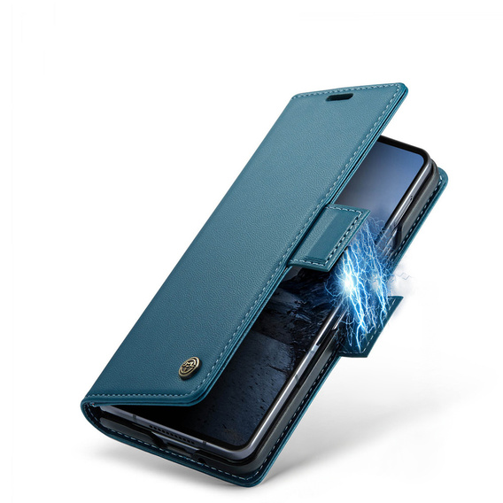 CASEME Litchi Wallet flip caz pentru Samsung Galaxy Z Fold7 5G