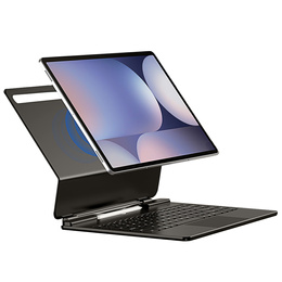 Husă cu tastatură Bluetooth Dux Ducis pentru Samsung Galaxy Tab S11 Ultra, negru