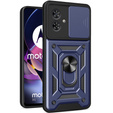 Husă blindată pentru Motorola Moto G54 5G, CamShield Slide, albastru