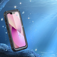 Husă impermeabilă pentru iPhone 13, Redpepper, pentru MagSafe, negru