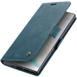 Husa CASEME pentru Samsung Galaxy Note 10 Plus/5G, Leather Wallet Case, verde