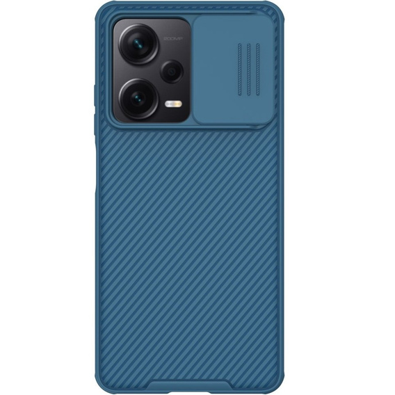 Carcasă blindată Nillkin pentru Xiaomi Redmi Note 12 Pro+ 5G, CamShield Pro, albastru