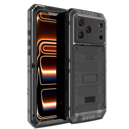 Carcasă impermeabilă IP68 pentru iPhone 17 Pro, negru