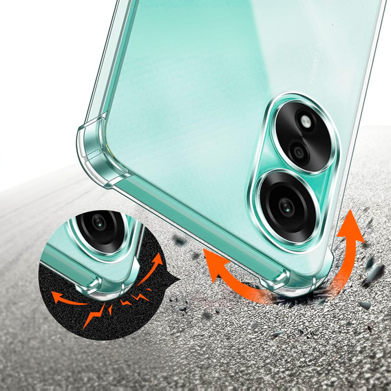 Huse pentru Oppo A78 4G, Dropproof, transparentă