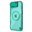 Carcasă pentru iPhone 16e, carcasă blindată Nillkin, Icelade Prop, pentru Magsafe, verde
