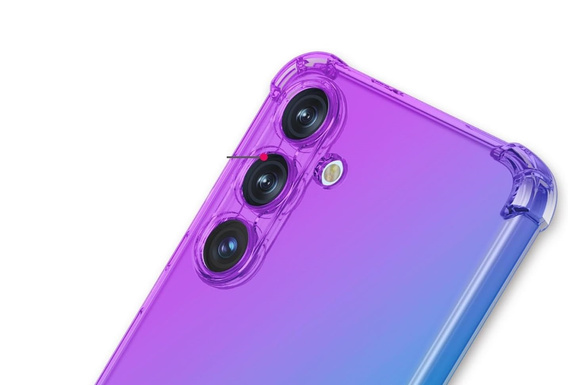 Husa pentru Samsung Galaxy A56, Gradient Dropproof, Violet / albastru