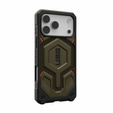 Carcasă Urban Armor Gear pentru iPhone 17 Pro Max, Monarch Pro Kevlar MagSafe, Kevlar Element Green