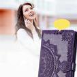 Cu clapetă pentru Samsung Galaxy M55 5G, Mandala, violet