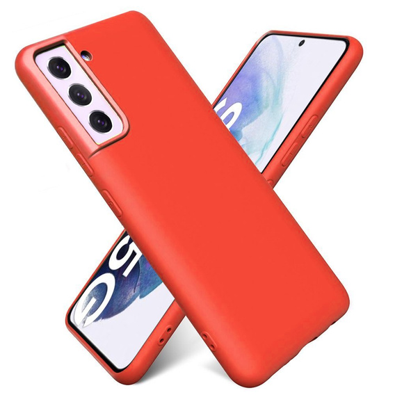 Husa pentru Samsung Galaxy S21+ Plus, Silicone Lite, roșu