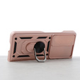 Husă blindată pentru Samsung Galaxy Z Fold5 5G, CamShield Slide, roz rose gold