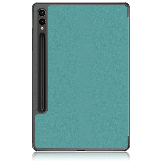 Husă pentru Samsung Galaxy Tab S9 Plus, Smartcase cu spațiu pentru stylus, verde