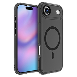 Husă MagForce pentru iPhone Air, pentru MagSafe, blindată, neagră