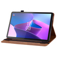 Huse pentru Lenovo Tab P11 Pro Gen 2, Wallet Pen Slot, maro