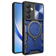 Husă blindată pentru Samsung Galaxy A54 5G, CamShield Slide, albastru