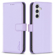 Cu clapetă pentru Samsung Galaxy A55 5G,BINFEN Wallet, violet