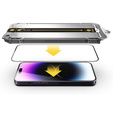 2x Sticlă temperată pentru iPhone 14 Pro, ERBORD Easy App Full Screen Protector