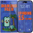 Sticlă temperată Diamond Palm pentru iPhone 15/15 Pro