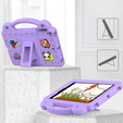 Husă pentru copii pentru iPad mini 7.9" 2019/2015/2014/2013/2012 (5/4/3/2/1 gen.), Cute Patterns, cu suport, violet