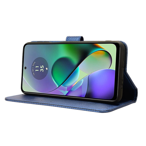 Husă flip pentru Motorola Moto G54 5G, Smart Magnet, albastru