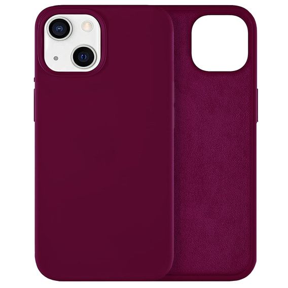 Husa pentru iPhone 14, Silicone Lite, roșu