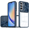 Huse pentru Samsung Galaxy A34 5G, Slide Camera, albastru