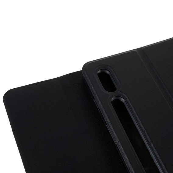 Carcasă + tastatură Samsung Galaxy Tab S7 T870/T875 / S8, Pen Slot, negru
